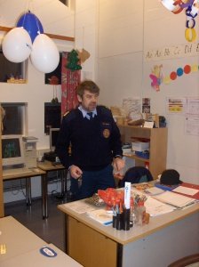 Jón Ásberg í heimsókn