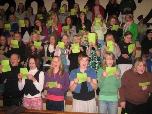 Sungið saman að Reykjum