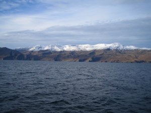 Sigling með Víknafjöllum