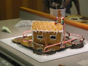 Piparkökuhúsa keppni 2007  í Borgarhólsskóla