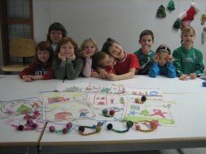 Jólaverkefni nemenda í handmennt á yngsta og miðstigi