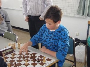 Skákkennsla í Borgarhólsskóla