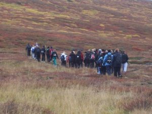Gönguferð með 10. bekk
