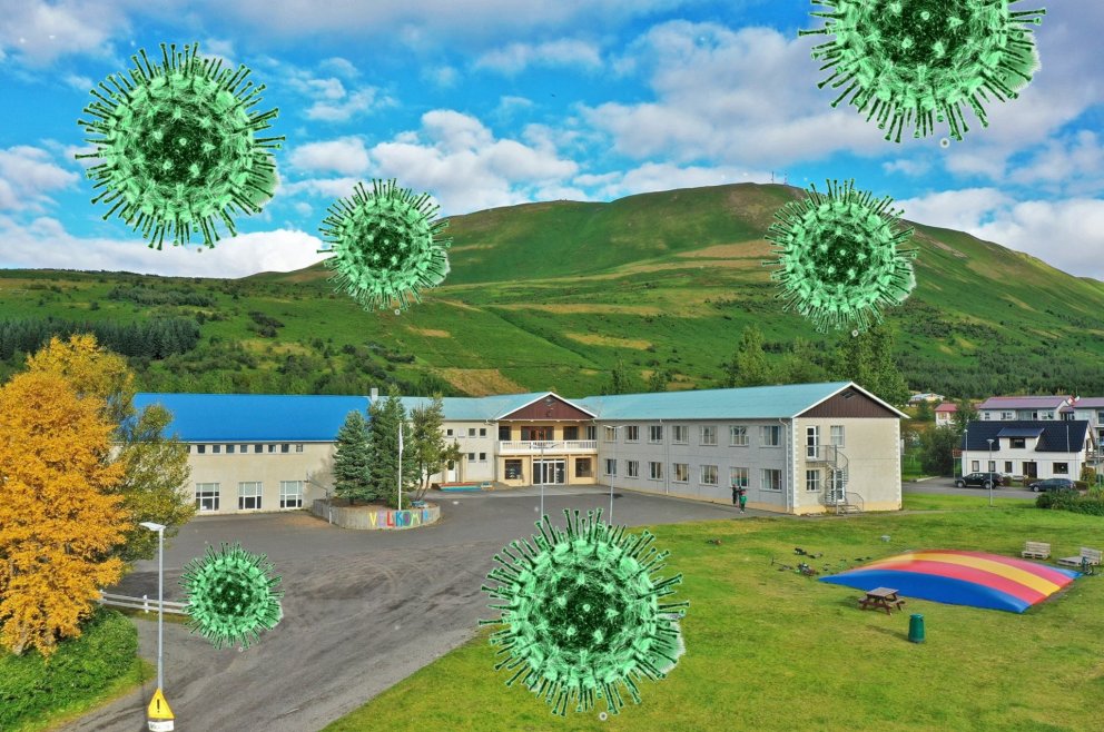 Staðfest covid-19 smit í 8. bekk