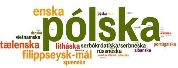 Nemendur með íslensku sem annað tungumál