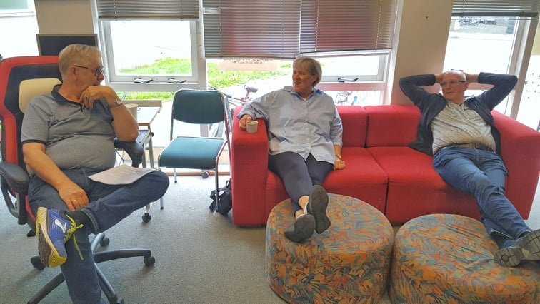 Við hittum þau á bókasafninu til að rifja upp enda frá mörgu að segja þetta sómafólk.