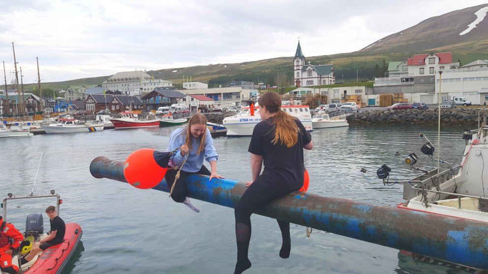 Hér barist með belgjum