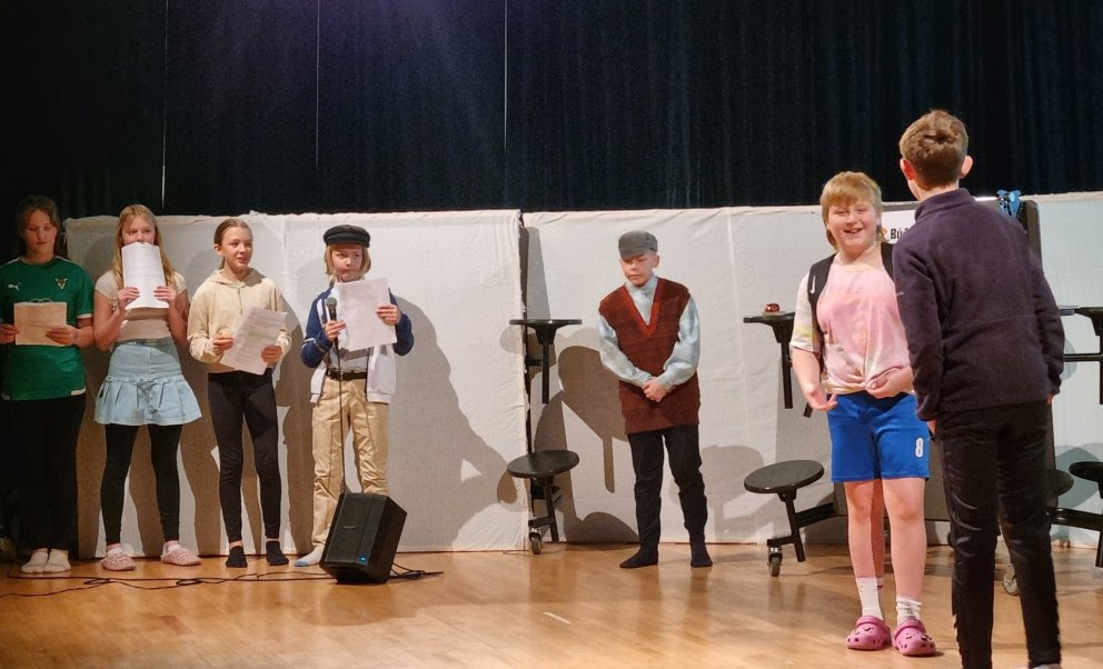 Salarskemmtun hjá sjötta