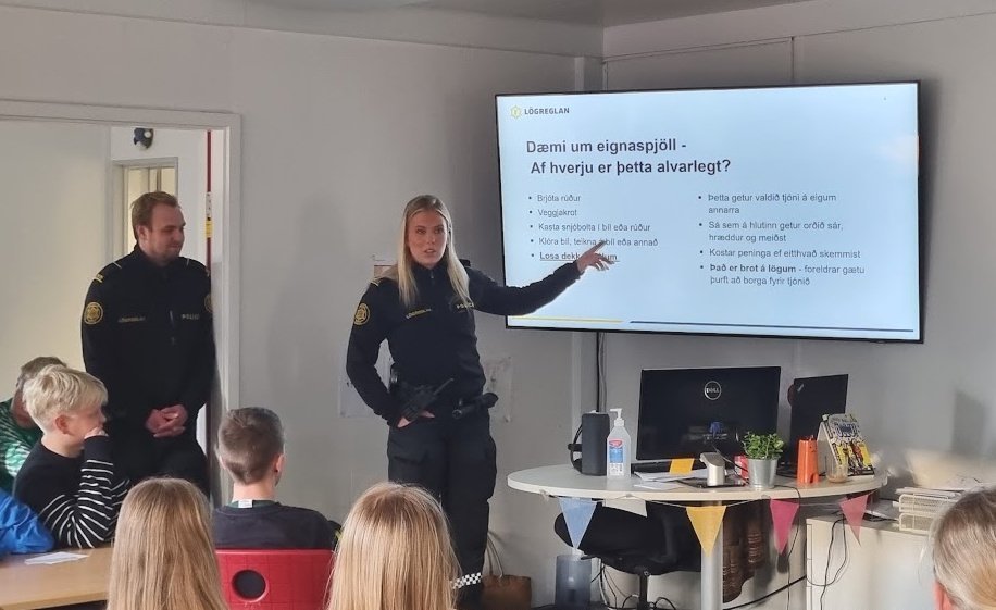 Lögreglan í heimsókn