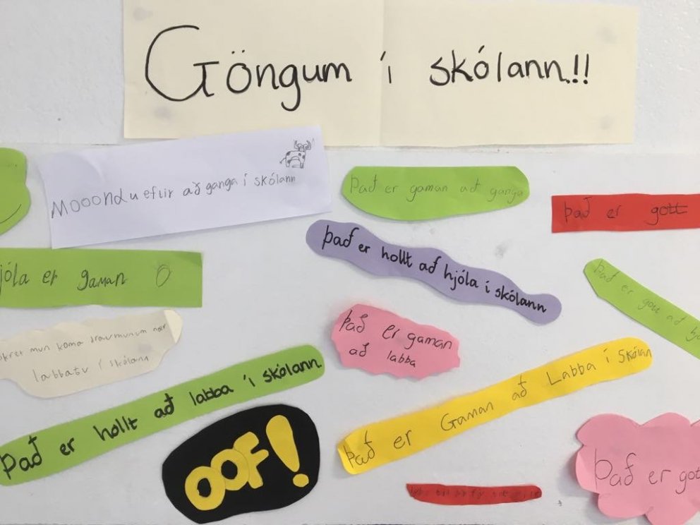 Að ganga í skólann