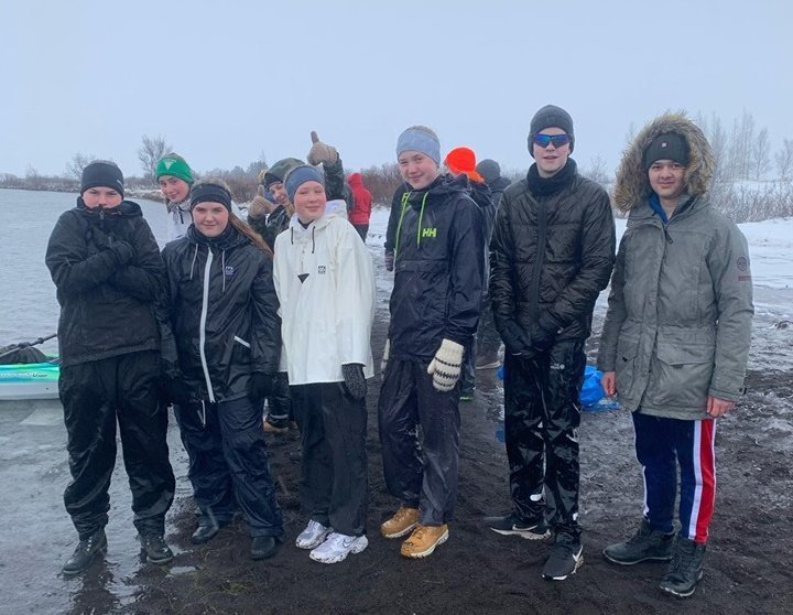 Gleði og bros við Laugarvatn