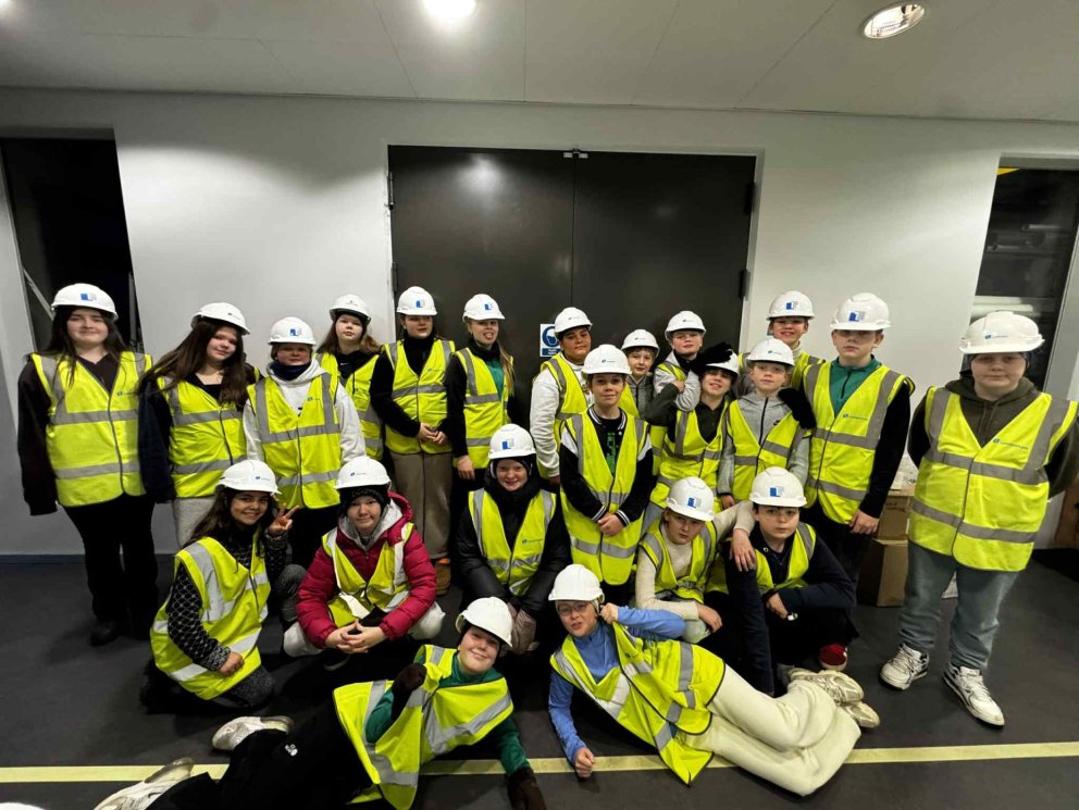 Nemendur heimsækja Þeistareykjastöð