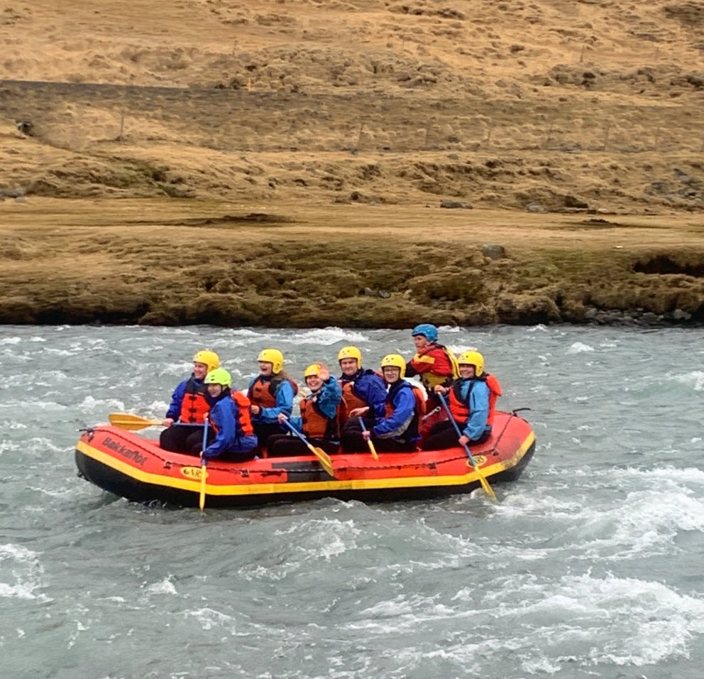 Á leið niður Vestari-Jökulsá í Skagafirði