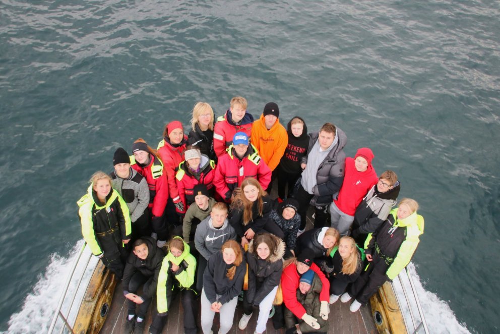 Nemendur tíunda bekkjar fram í stefni