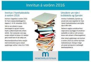 Skráning í framhaldsnám