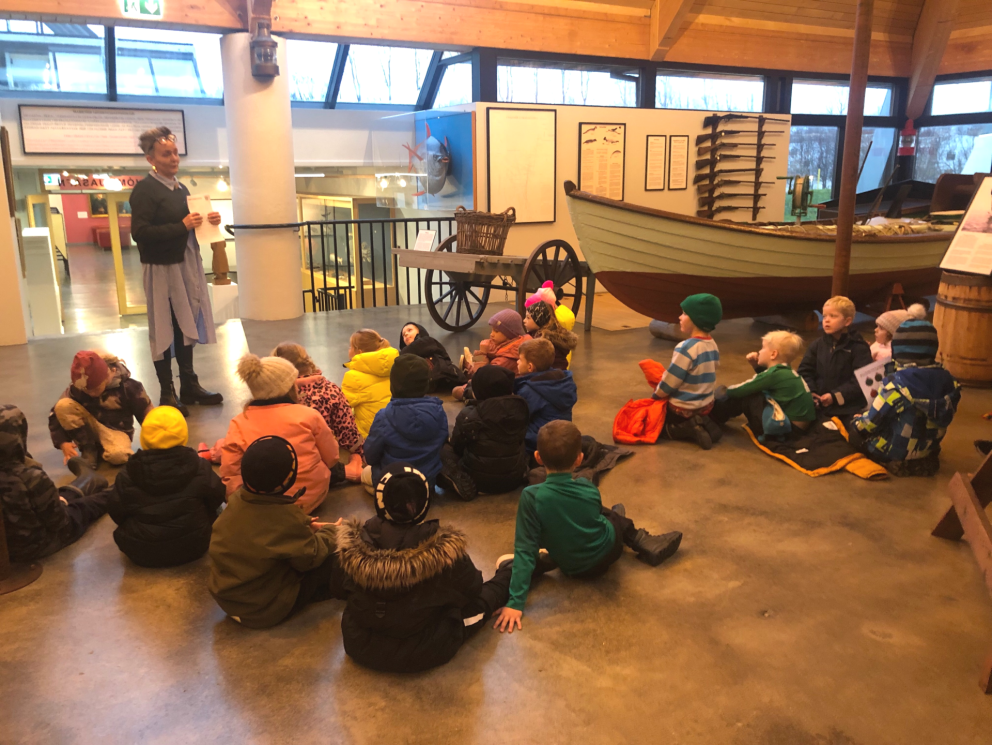 Fyrsti bekkur fræðist um fiska