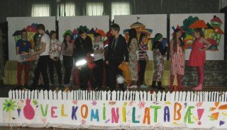 Skólasamkoma Borgarhólsskóla