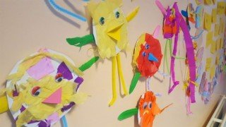 Páskaungar hjá nemendum 1.  bekkjar