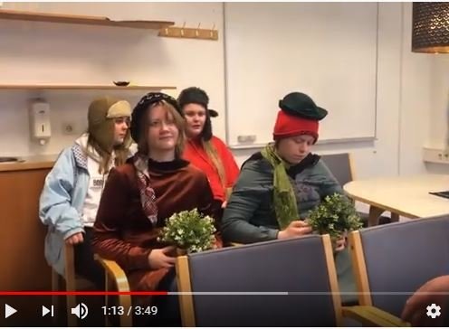 10. bekkur og stuttmyndir í dönsku