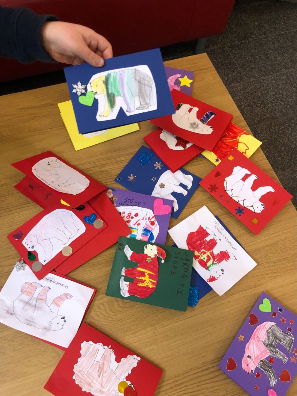 Jólakortagerð á Safnahúsinu