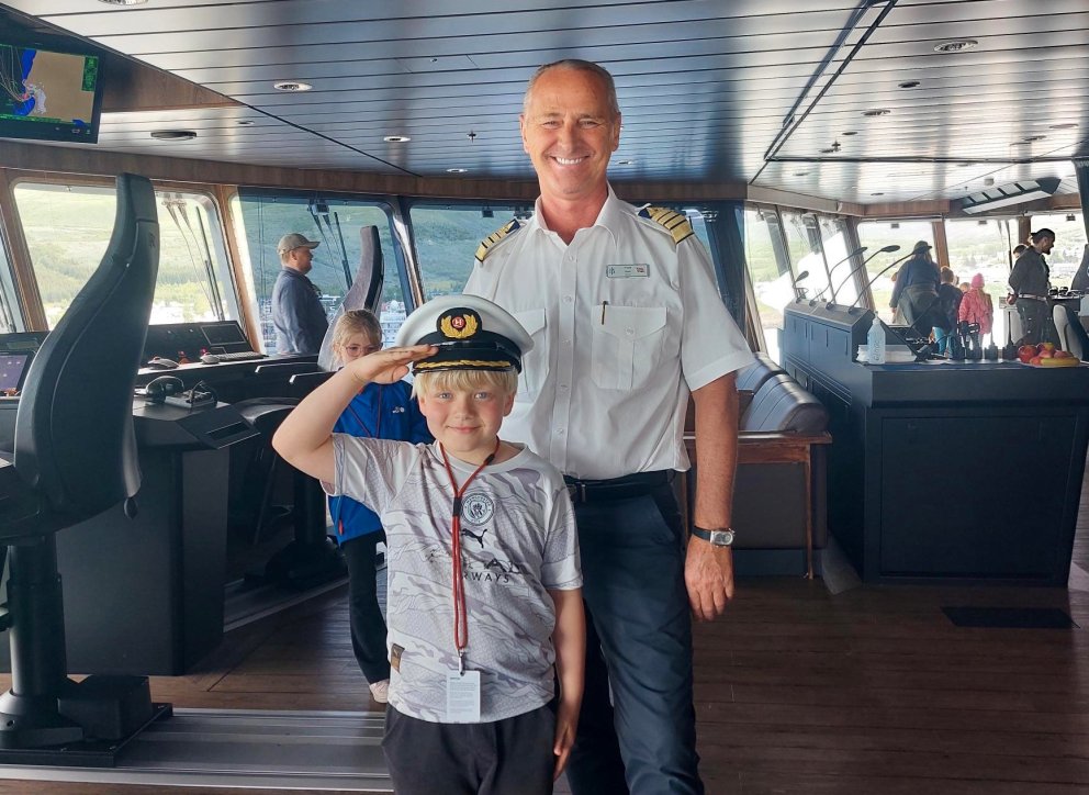 Um borð í Fridtjof Nansen