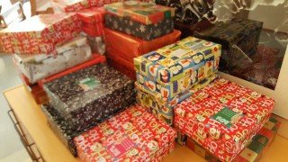 Jólin komin í skókassa