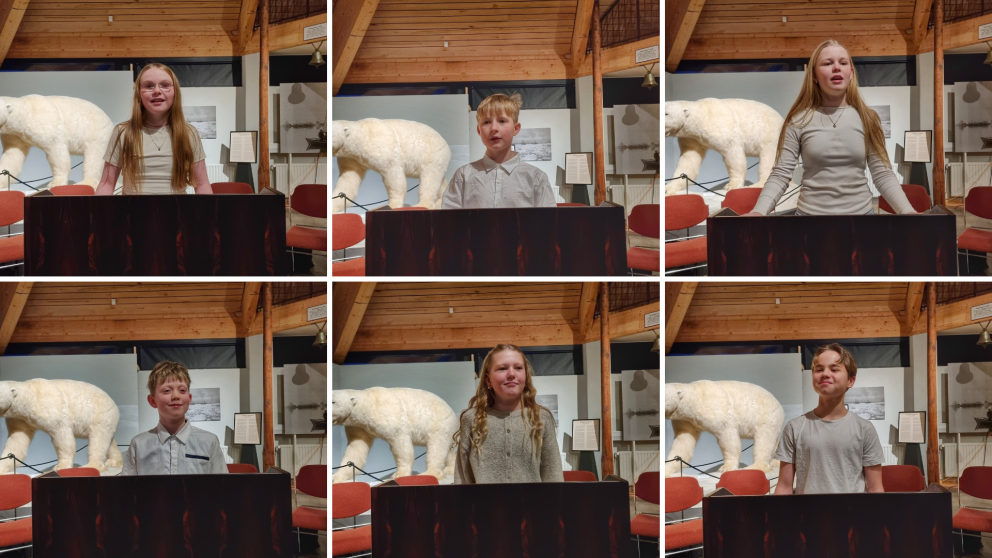 Efri röð f.v. Anna Lísa, Liljar Þór og Sigrún Lillý
Neðri röð f.v. Baldur Freyr, Aníta Ruth og Bald…