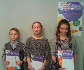 Sigurvegarar Stóru upplestrarkeppninnar 2016