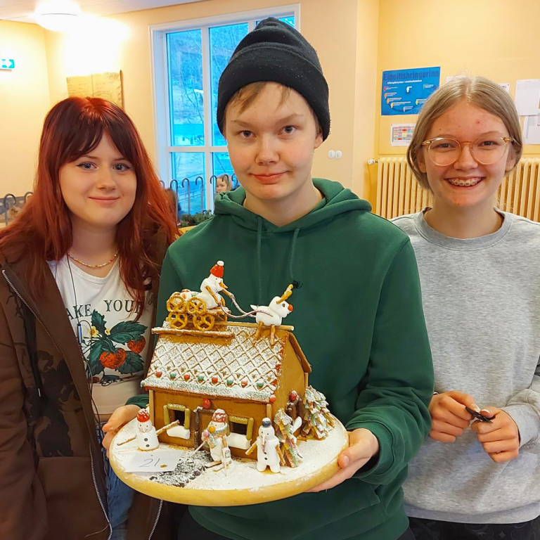 Flottasta piparkökuhúsið í ár.