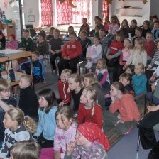 Bíódagur í Borgarhólsskóla