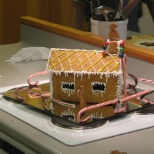 Piparkökuhúsa keppni 2007  í Borgarhólsskóla