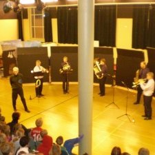 Blásarakvintett með tónleika