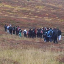 Gönguferð með 10. bekk