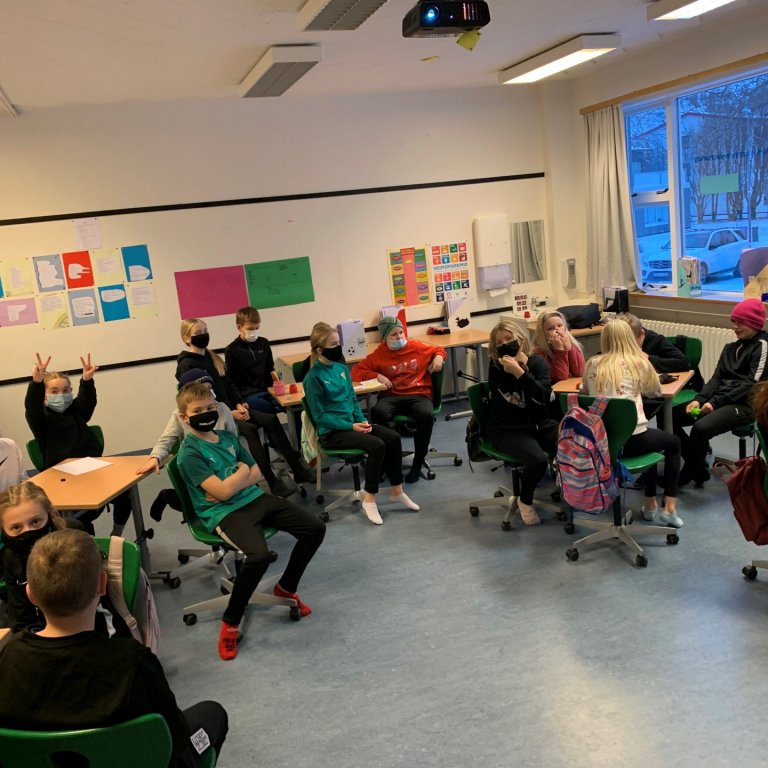 Nemendu sjötta bekkjar í Kappsmáli