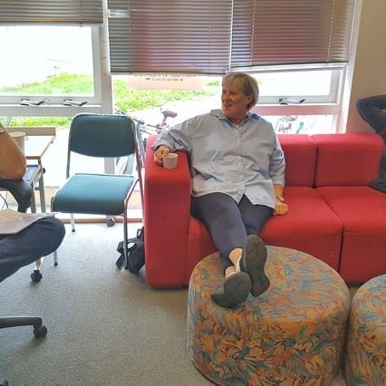 Við hittum þau á bókasafninu til að rifja upp enda frá mörgu að segja þetta sómafólk.