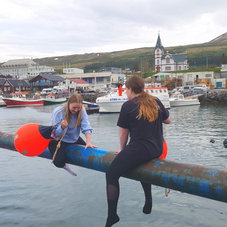 Hér barist með belgjum