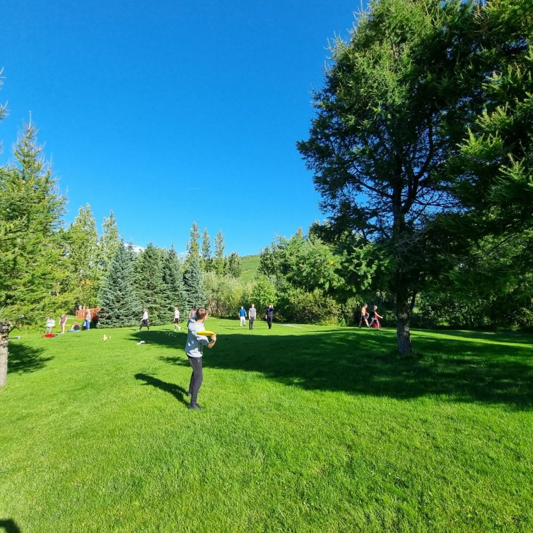 Útikennsla í blíðskaparveðri