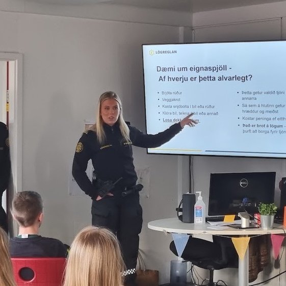 Lögreglan í heimsókn