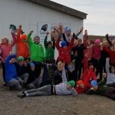 Hópurinn staddur í Saltvík