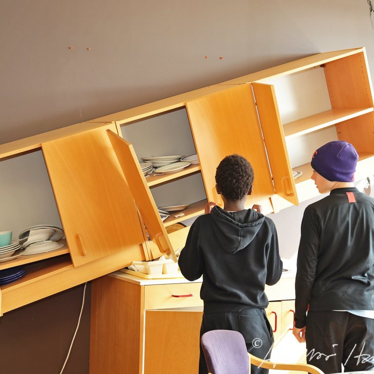 Úr Skjálftasetrinu á Kópaskeri.