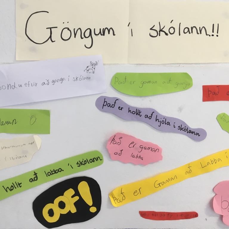 Að ganga í skólann