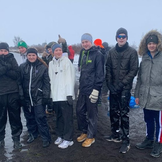 Gleði og bros við Laugarvatn