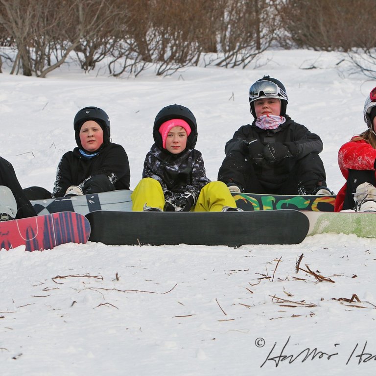 Á skíðum skemmti ég mér