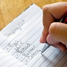 Ertu búinn að sjá innkaupalistann?