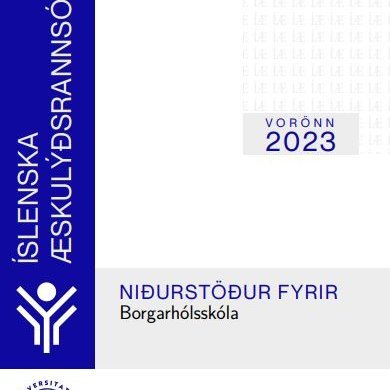 Niðurstöður úr íslensku æskulýðsrannsókninni - vor 2023
