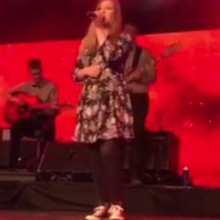 Friðrika á sviðinu