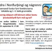 Spennandi fræðsla