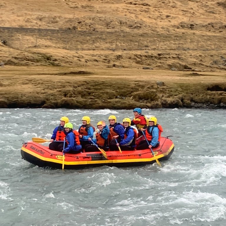 Á leið niður Vestari-Jökulsá í Skagafirði
