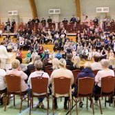 Skólalok skólaársins í Íþróttahöllinni