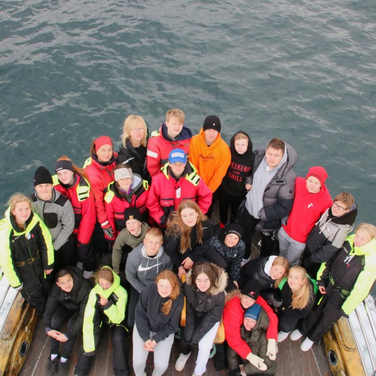 Nemendur tíunda bekkjar fram í stefni